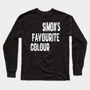 Simon's Favourite Colour Long Sleeve T-Shirt